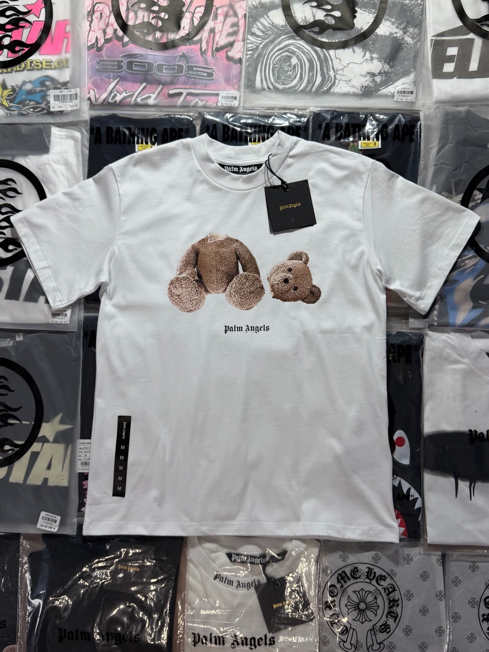 Palm Angels Teddy Bear T-shirt ‘White’